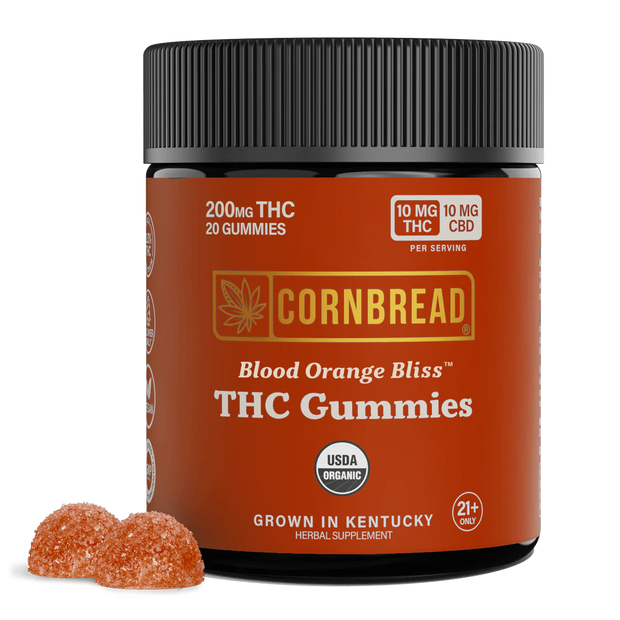 Cornbread Hemp | THC 1:1 Gummies 200 mg / 20 Pack