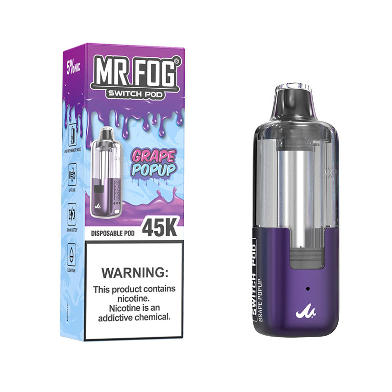mr fog disposable vapes Flavor:Dragon Papaya 2400+ puffs Super Fog Twisted Liquid