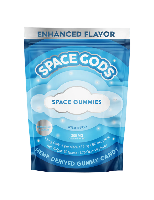 Space Gods | D9/CBD Gummies 300MG / 10 Pack